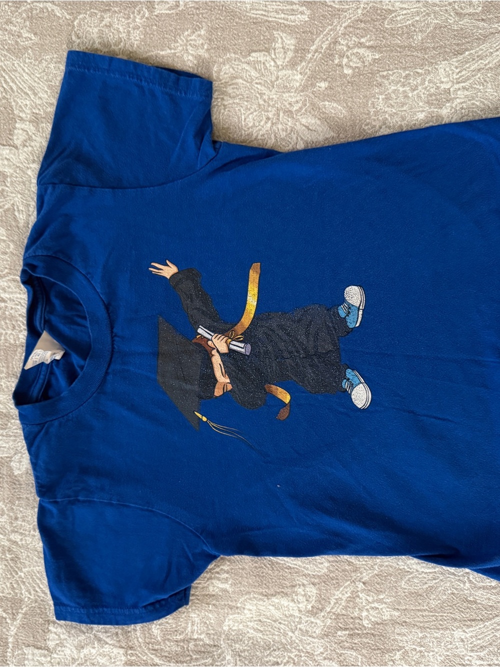 Nike Kids Blue and Black Short-Sleeve Soccer Tee - Picture 15 of 16
